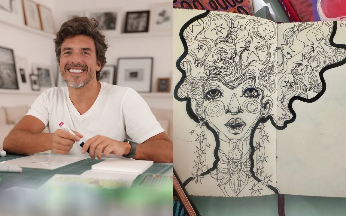 O artista já levou sua exposição para diversos países