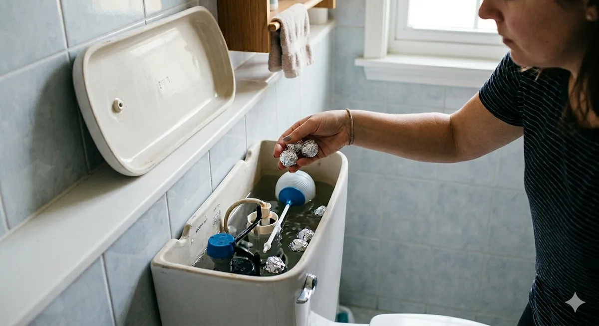 Bolinhas de papel-alumínio