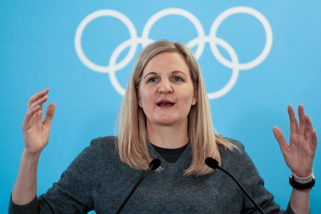 Primeira mulher eleita presidente do COI, Kirsty Coventry