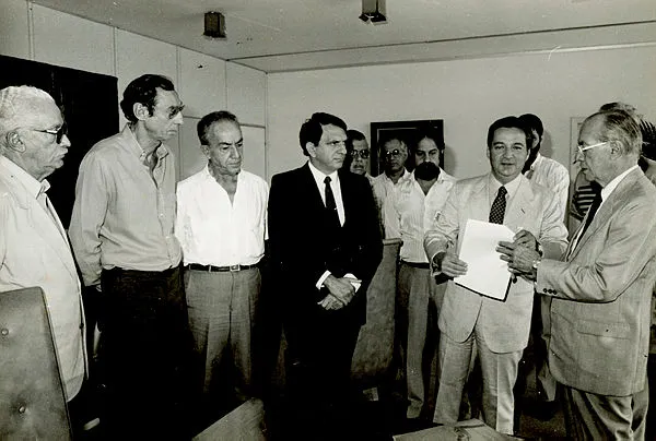 Reinaldo Braga (De Preto), ex-prefeito de Xique-Xique, na década de 1980