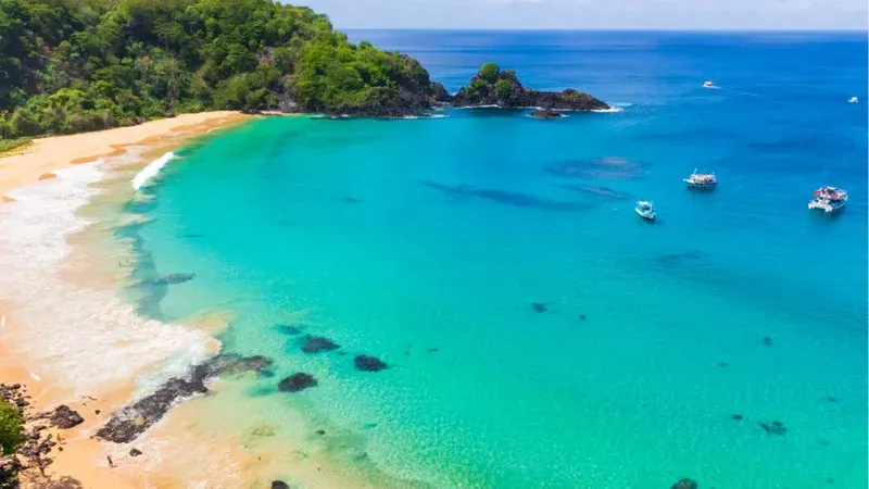 Baía do Sancho no Nordeste