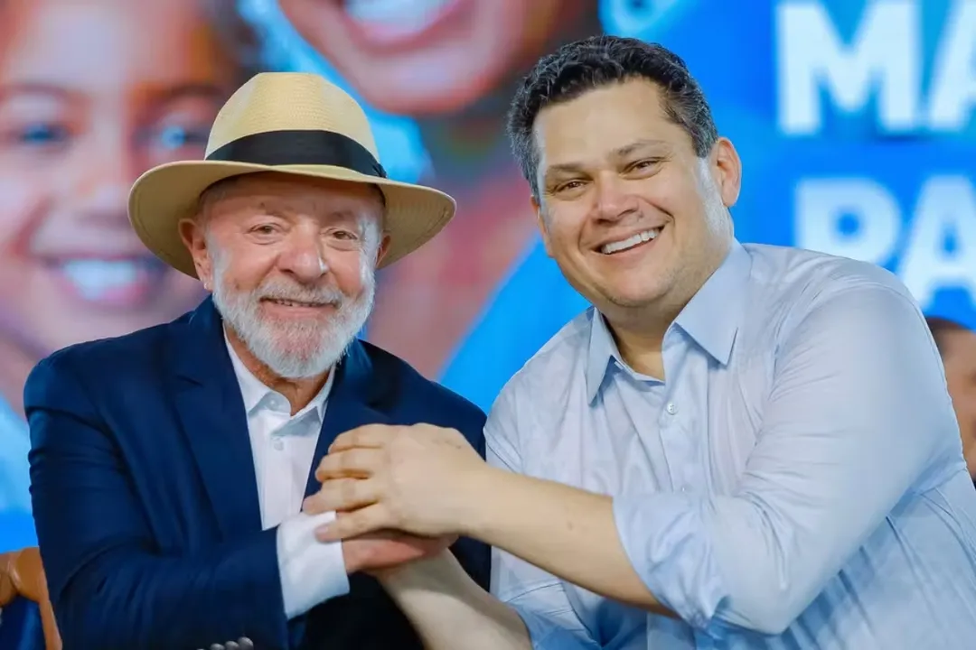 Lula e Davi Alcolumbre