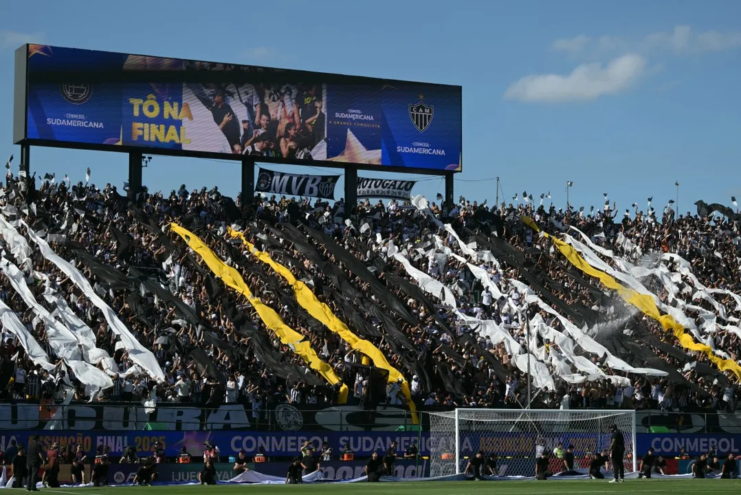 Torcida do Atlético Mineiro em partida da Sulamericana