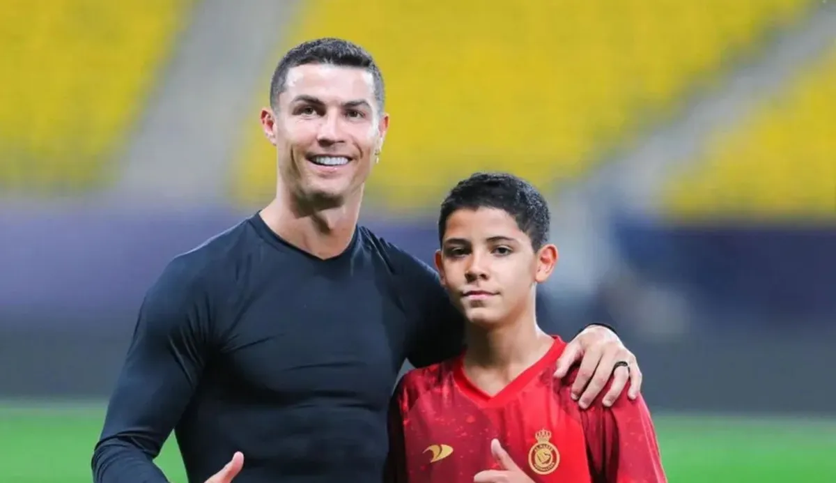 Cristiano Ronaldo e seu filho, Cristiano Ronaldo Jr.