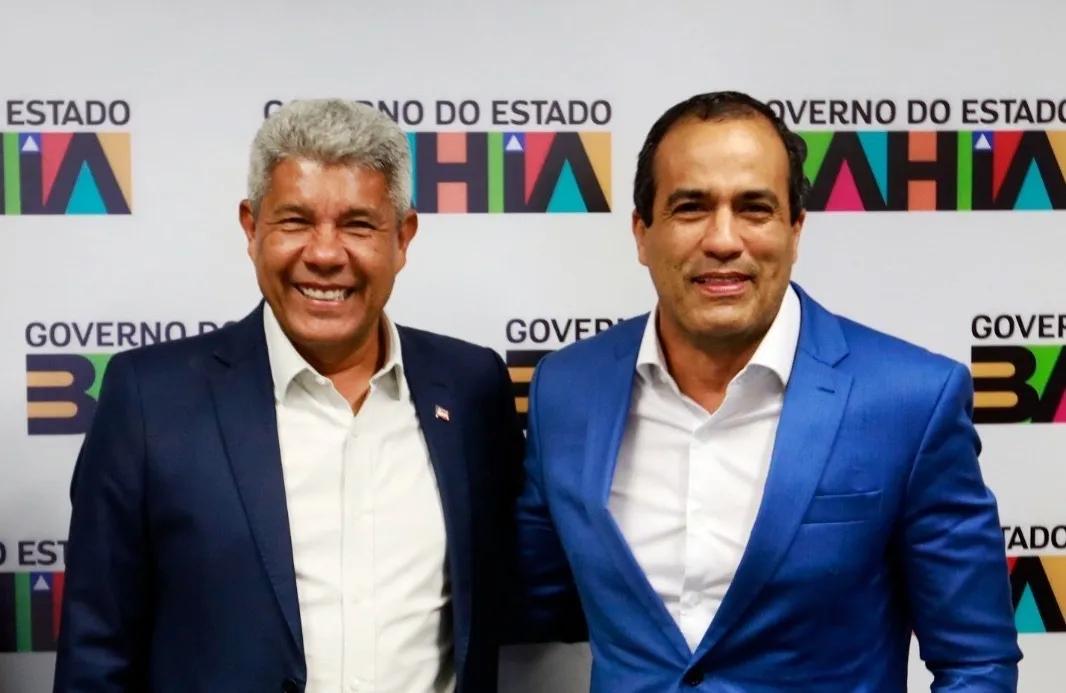 Governador Jerônimo Rodrigues e prefeito Bruno Reis