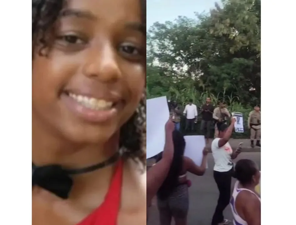 Imagem ilustrativa da imagem Desaparecimento de Thamiris: familiares protestam e bloqueiam avenida