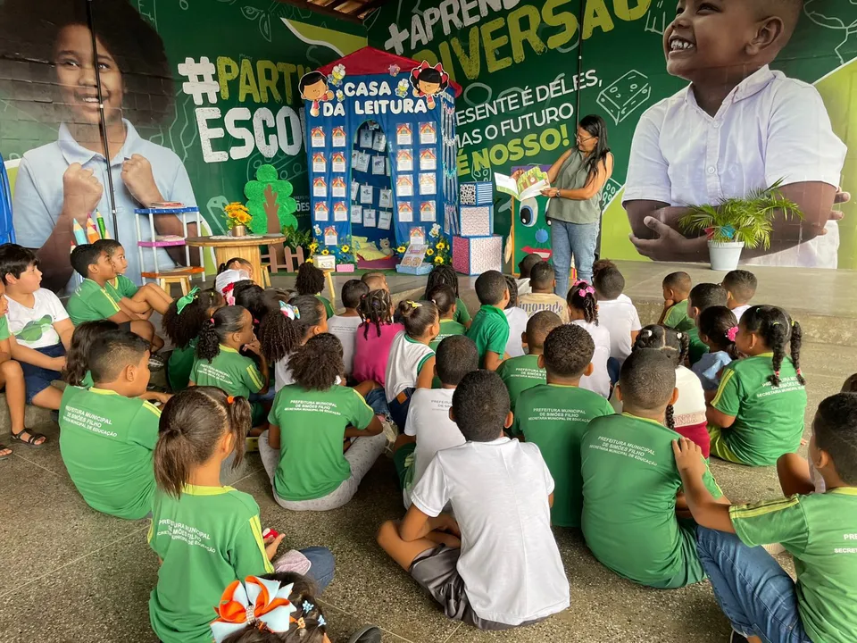 Estudantes da rede municipal de Simões Filho