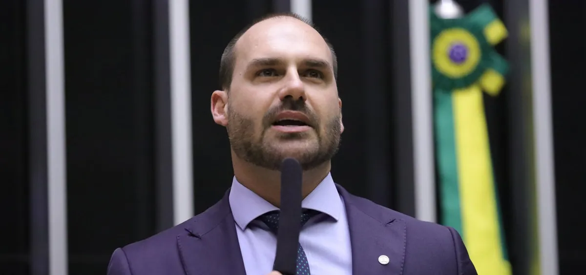 Eduardo Bolsonaro (PL-SP), ex-deputado federal e filho do ex-presidente Jair Bolsonaro