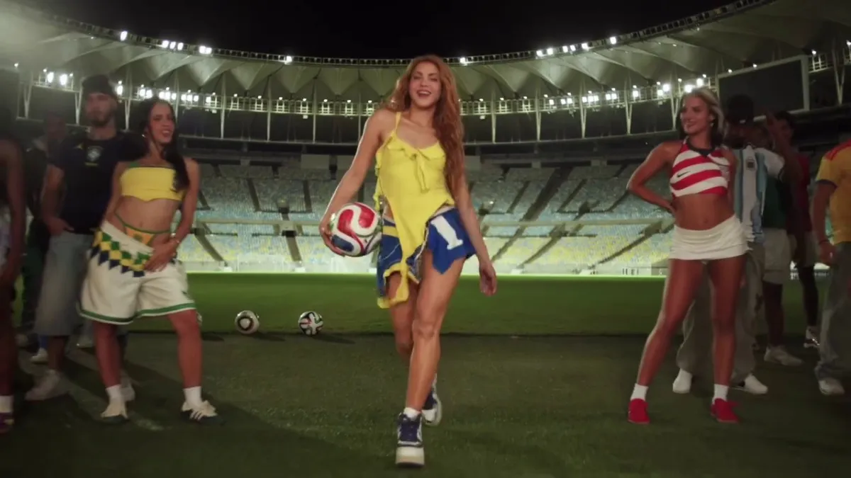 Shakira com a música da Copa do Mundo de 2026