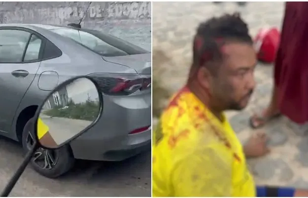 Empresário gravou a perseguição e o acidente