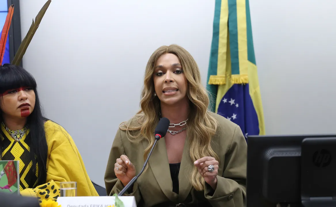 Erika Hilton, presidente da Comissão de Defesa dos Direitos da Mulher da Câmara dos Deputados.