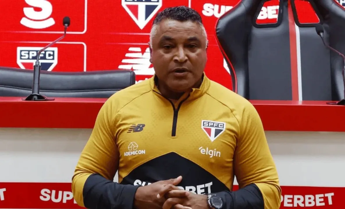 Roger Machado, técnico do São Paulo