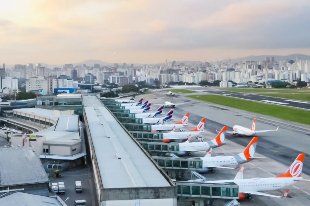 Aeroporto de Congonhas, na Zona Sul de São Paulo
