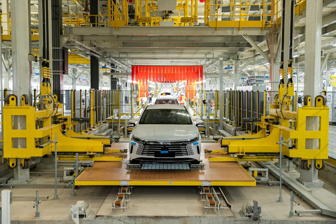 Fábrica da BYD em Camaçari