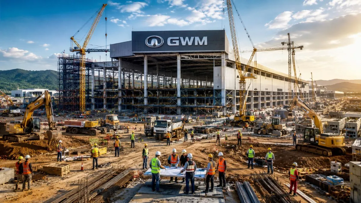 Nova fábrica da GWM no Brasil
