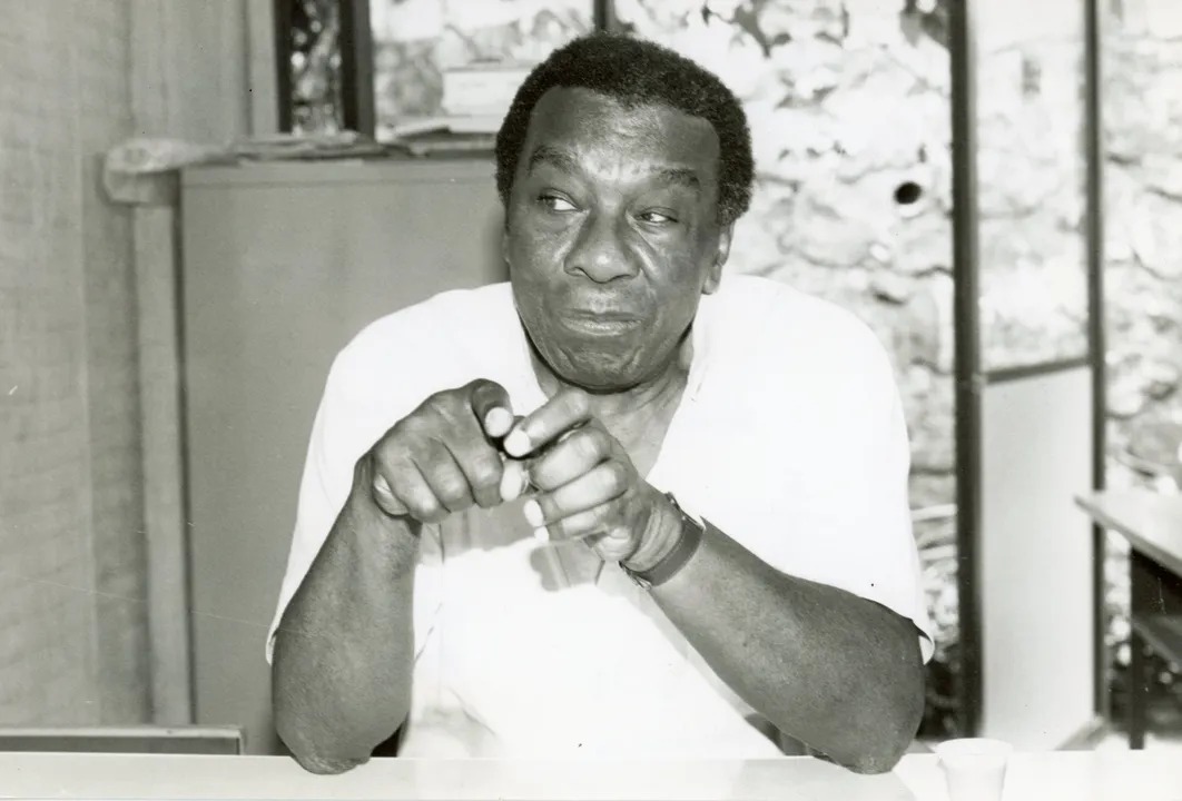 Milton Santos em evento de 1993 que discutiu urbanismo em Salvador