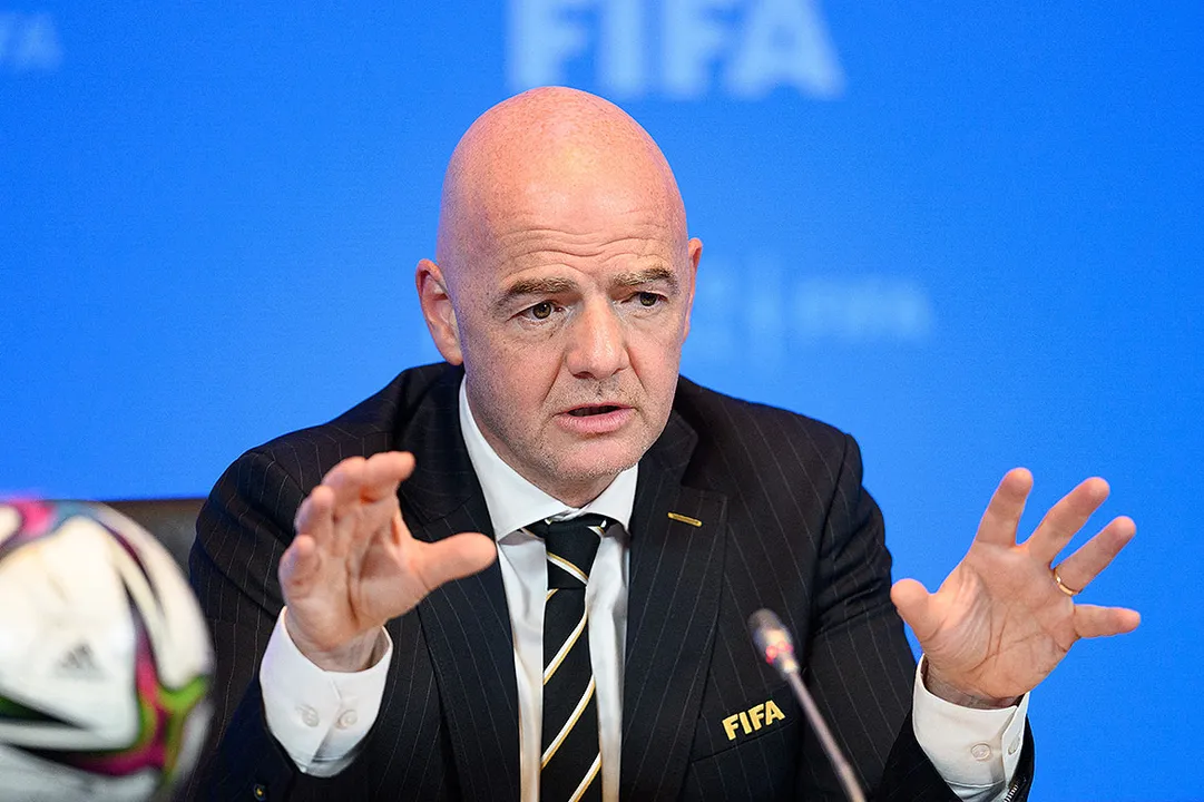 Gianni Infantino, presidente da Federação Internacional de Futebol (Fifa)