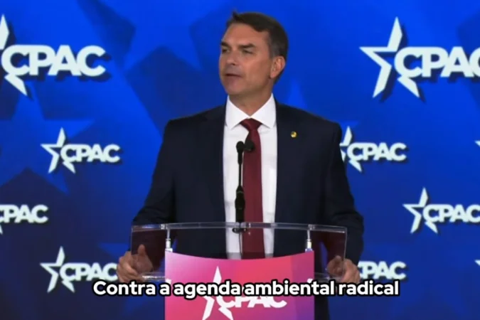 Flávio Bolsonaro no CPAC