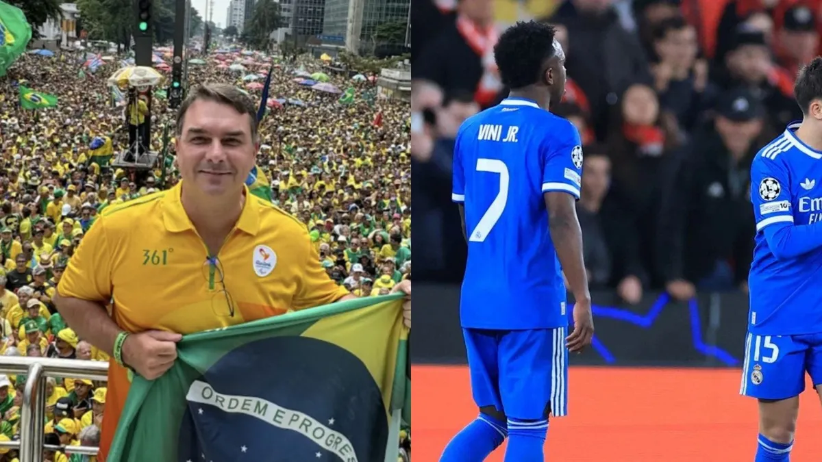 Flávio Bolsonaro sai em defesa de jogador brasileiro