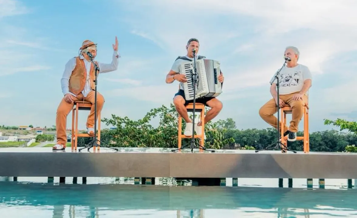Trio de mestres do forró lança audiovisual intimista