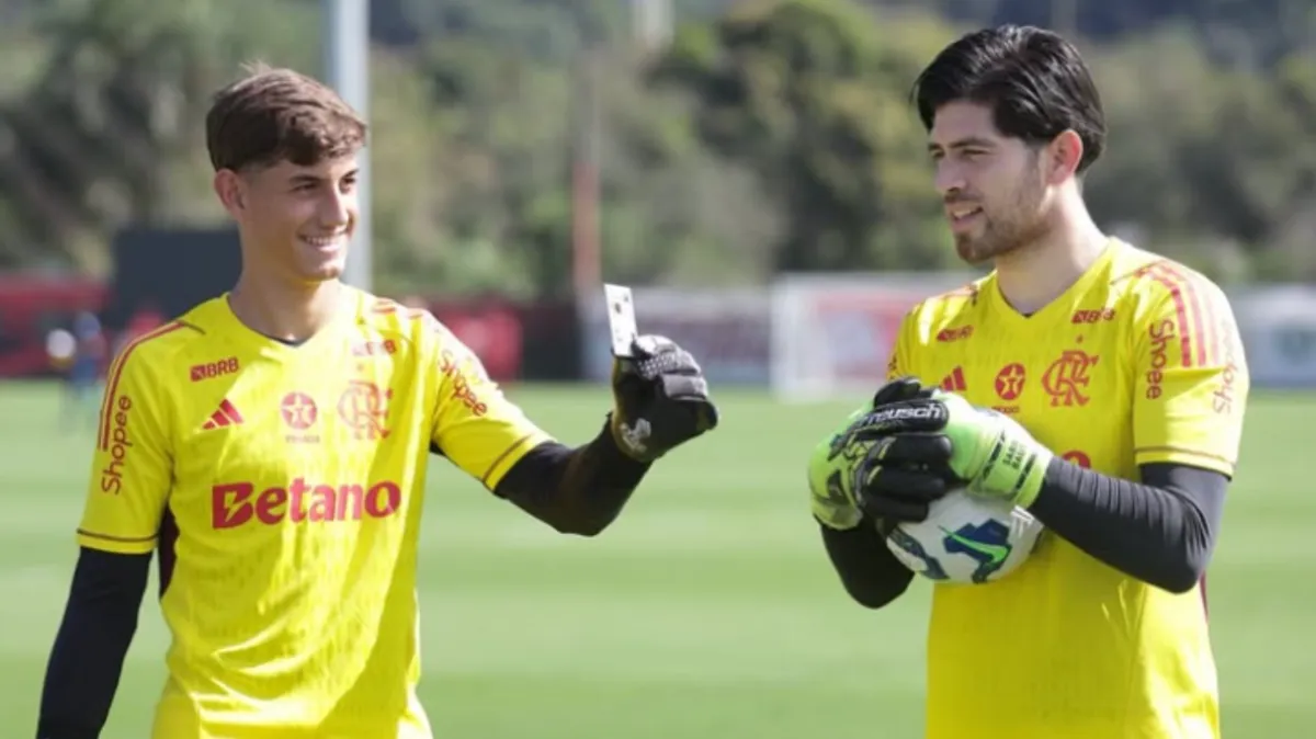 Léo Nannetti e Rossi pelo Flamengo