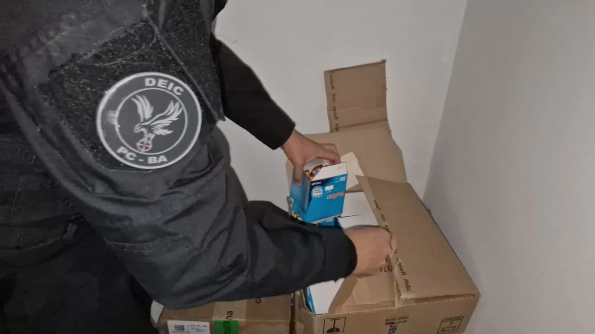 Cerca de 1,5 milhão de comprimidos analgésicos foram levados durante a ação criminosa