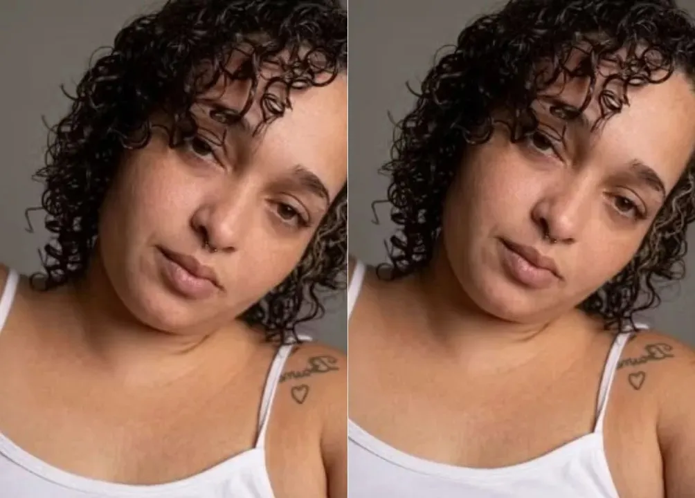 Aline caiu e bateu a cabeça no chão  após levar um soco