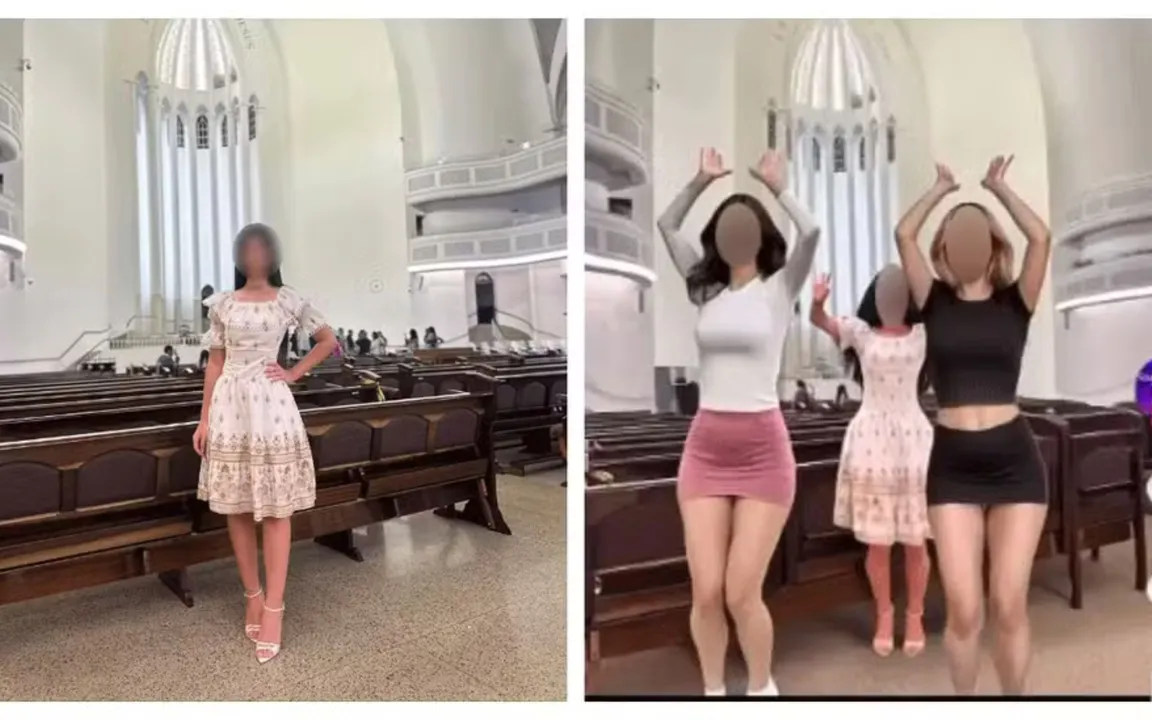 Imgaem da jovem manipualada pela IA