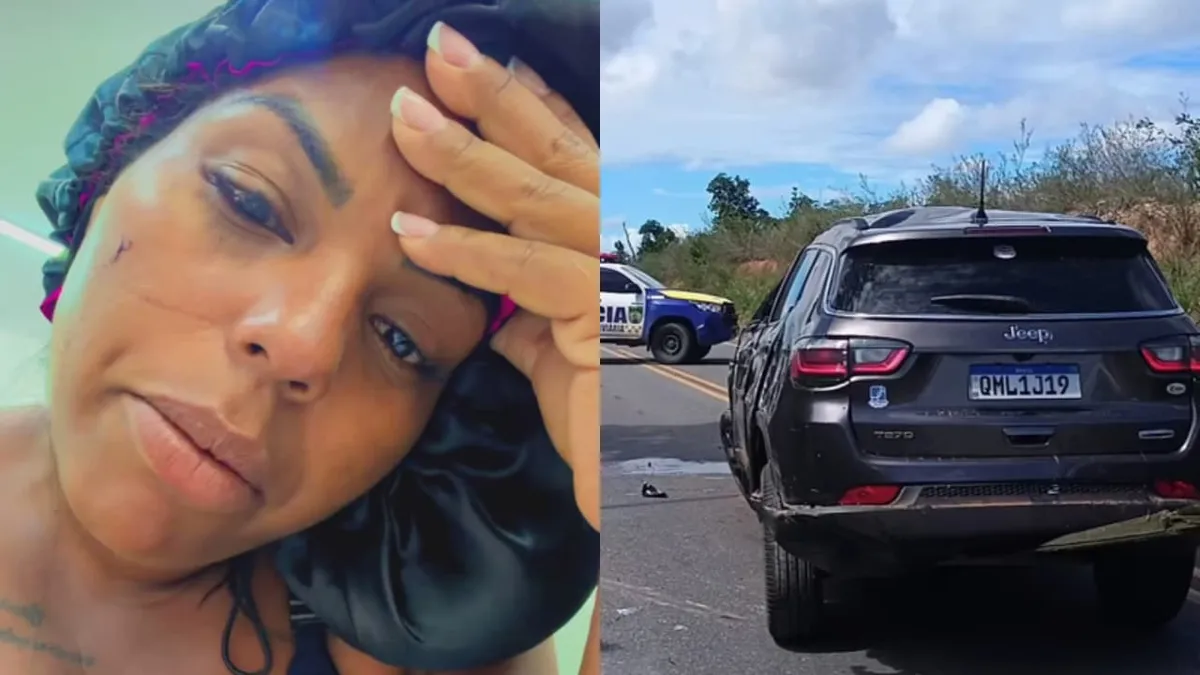 O acidente deixou as filhas da influenciadora com alguns ferimentos