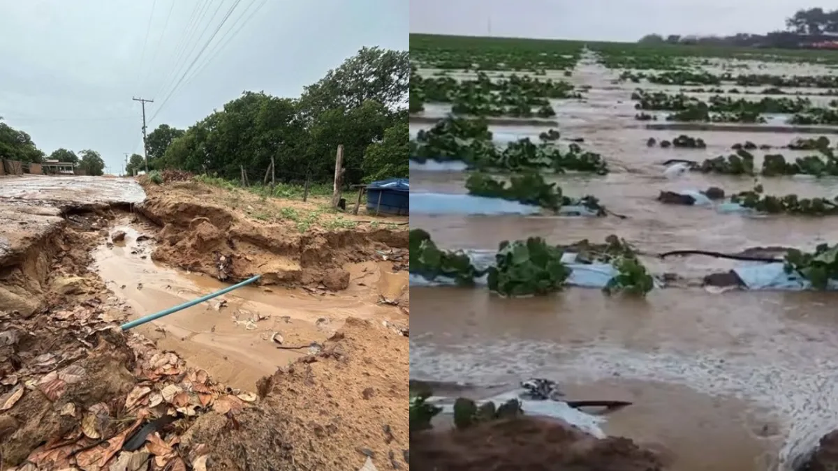 Ribeira do Amparo enfrenta fortes chuvas