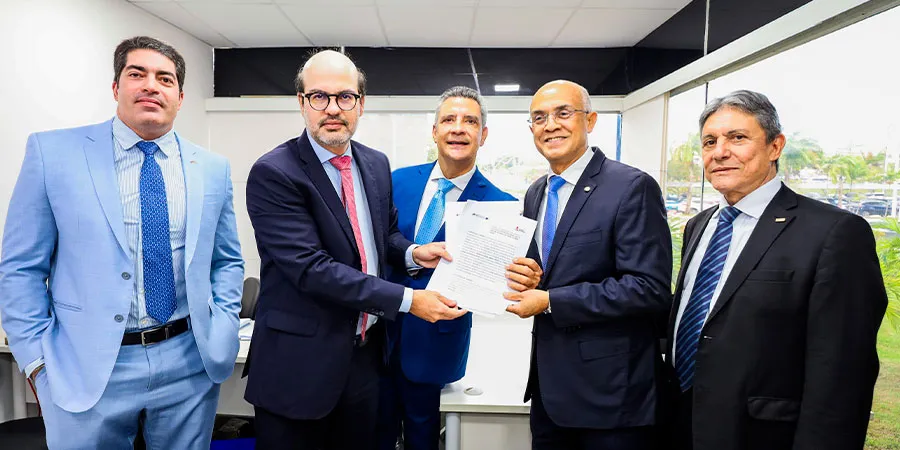 Cerimônia de inauguração do IRB no TCE