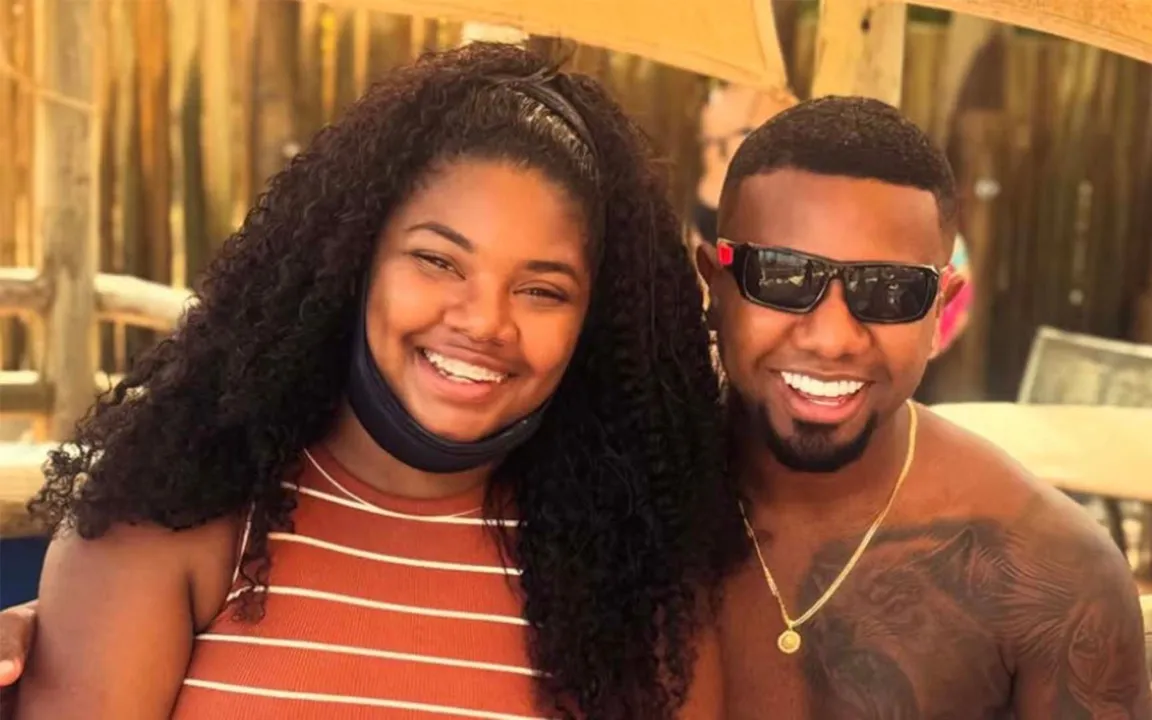 Raquel e Davi Brito juntos