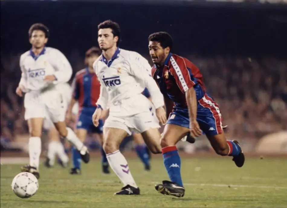 Romário em Barcelona vs Real Madrid