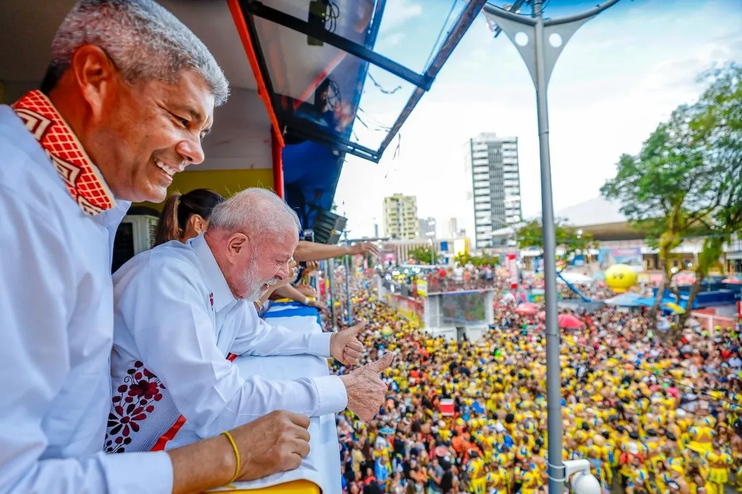 Jerônimo e Lula no Carnaval de Salvador 2026