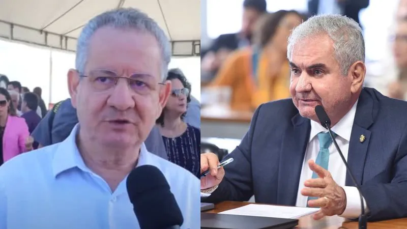 Carlos Henrique de Azevedo Martins (à esquerda) e Angelo Coronel (à direita)