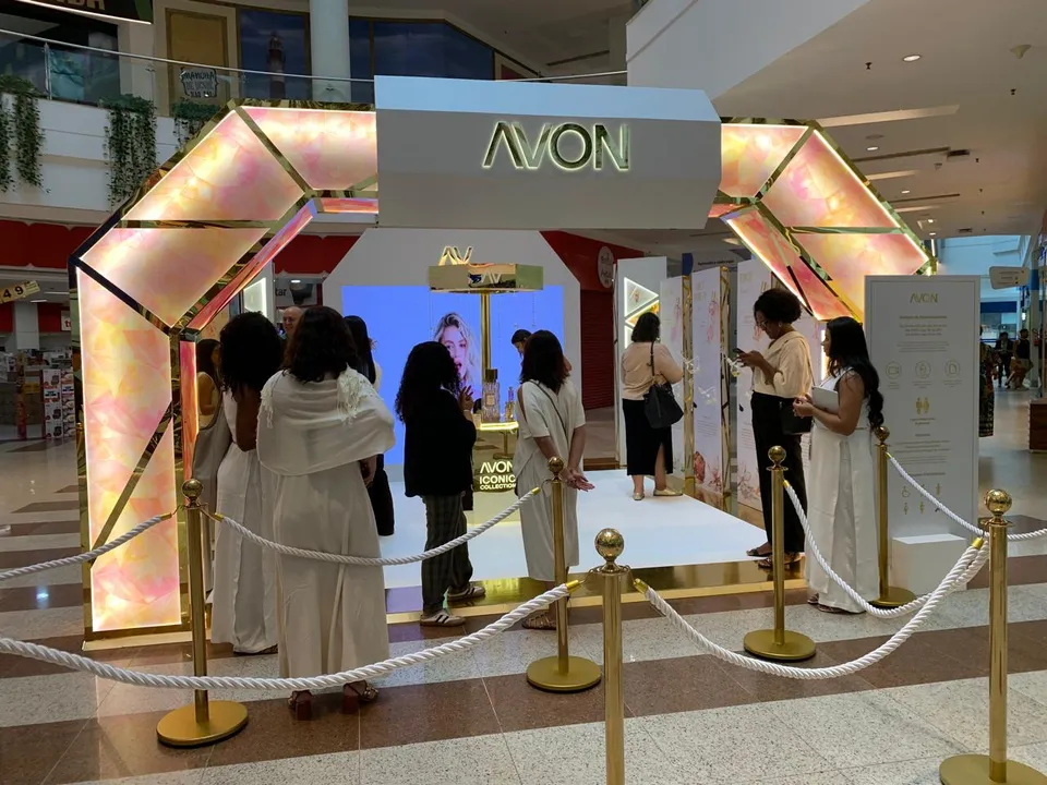 Experiência imersiva da Avon no Salvador Norte Shopping