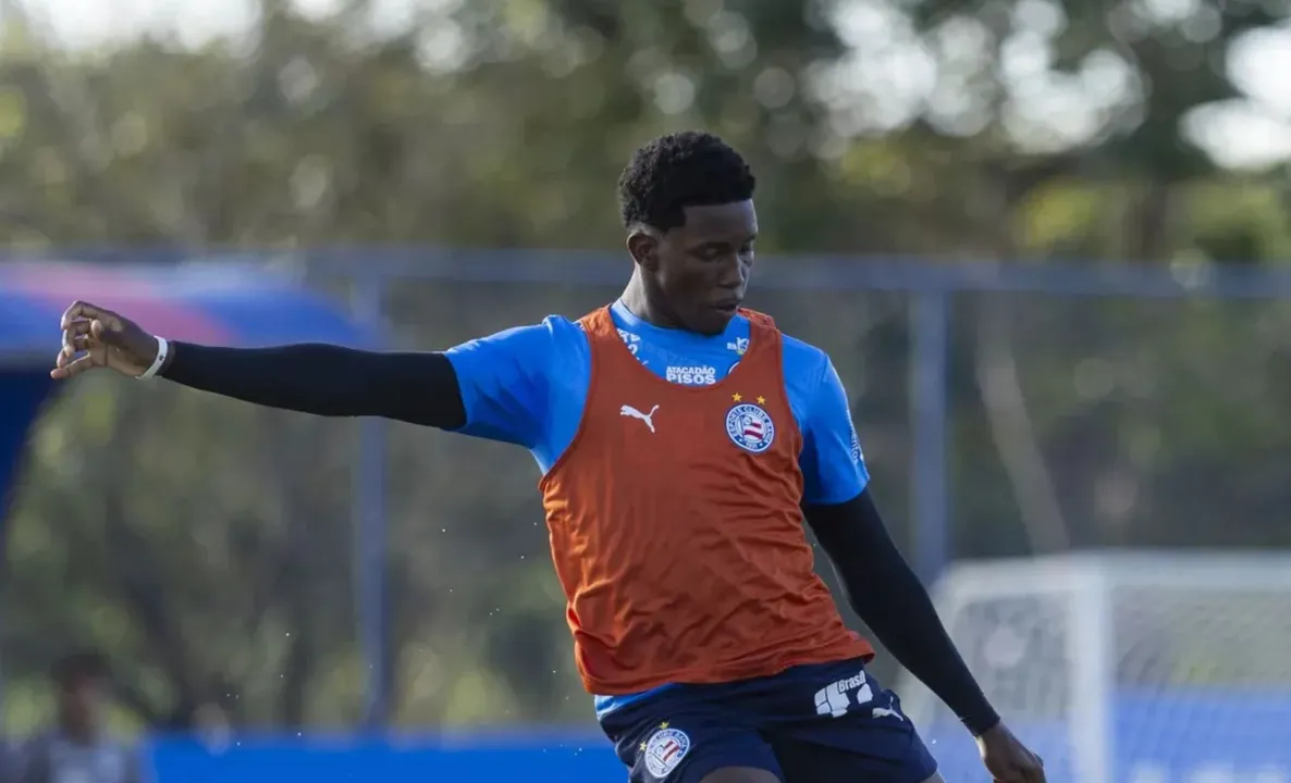 Imagem ilustrativa da imagem Joia avança na recuperação e Bahia goleia por 6 a 0 em jogo-treino