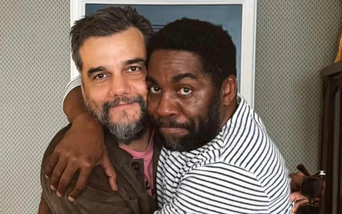 Wagner Moura e Lázaro Ramos juntos