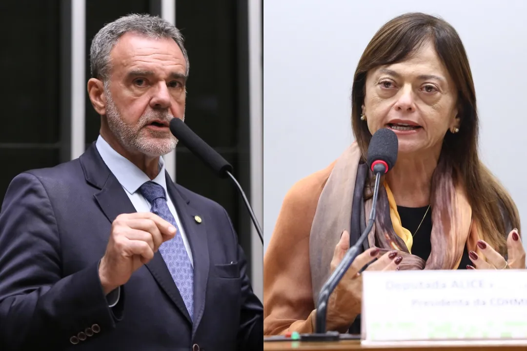 Deputados federais Daniel Almeida e Alice Portugal, ambos do PCdoB