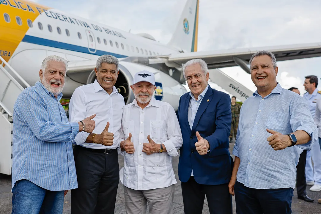 Jaques Wagner, Jerônimo Rodrigues, Lula, Otto Alencar