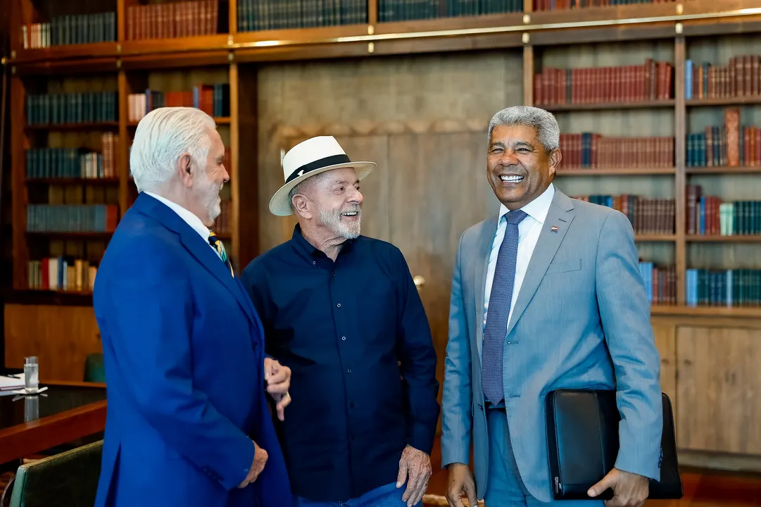 Jerônimo durante agenda com o presidente Lula