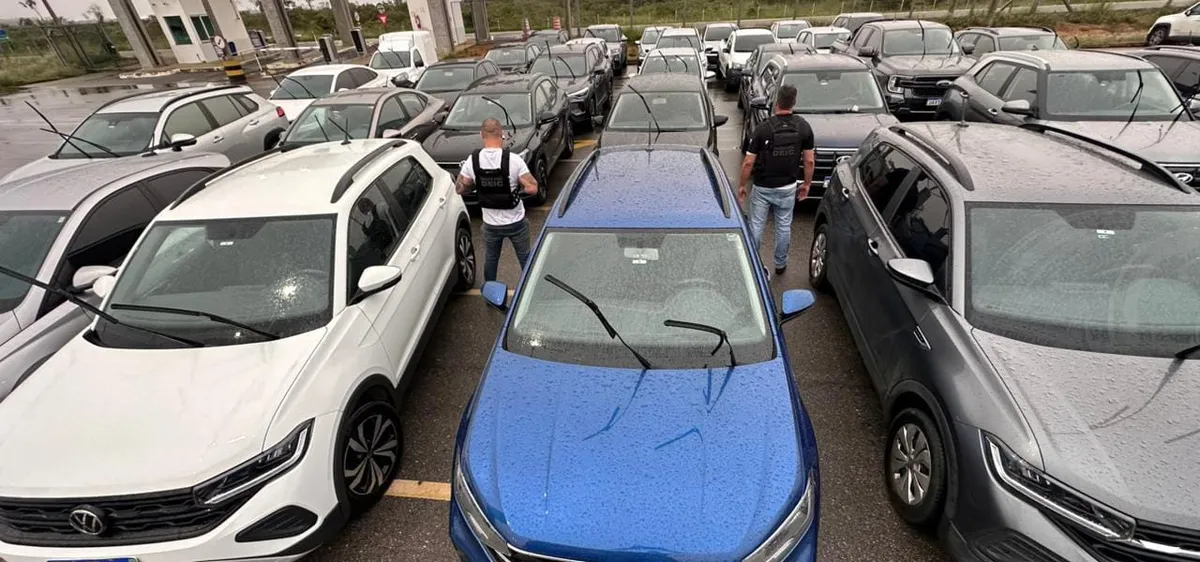 Imagem ilustrativa da imagem Mais de 60 carros desviados em ação criminosa são recuperados na Bahia