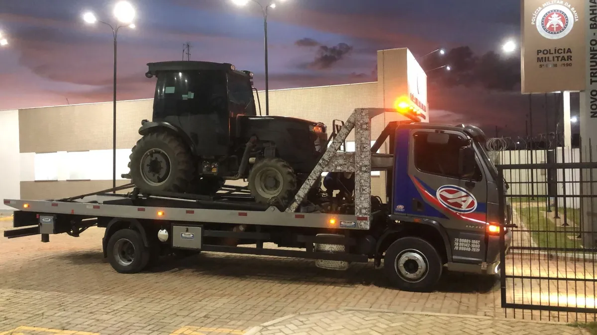 Maquinário roubado foi recuperado