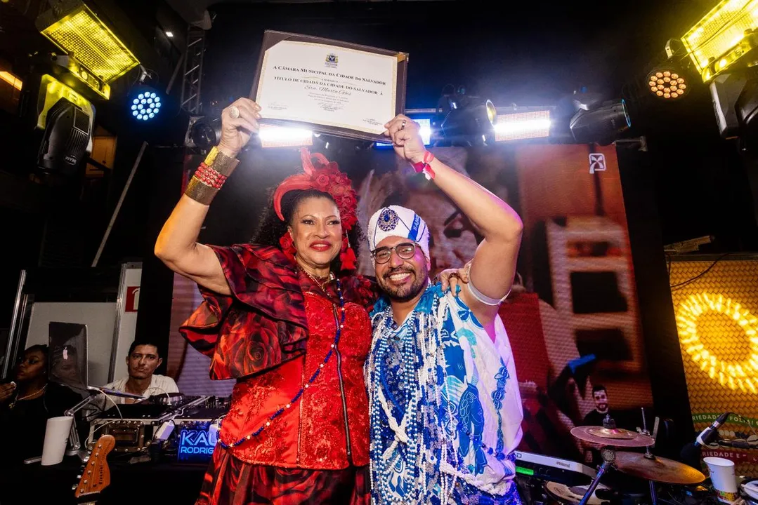 Um Carnaval inesquecível para Marta Góes