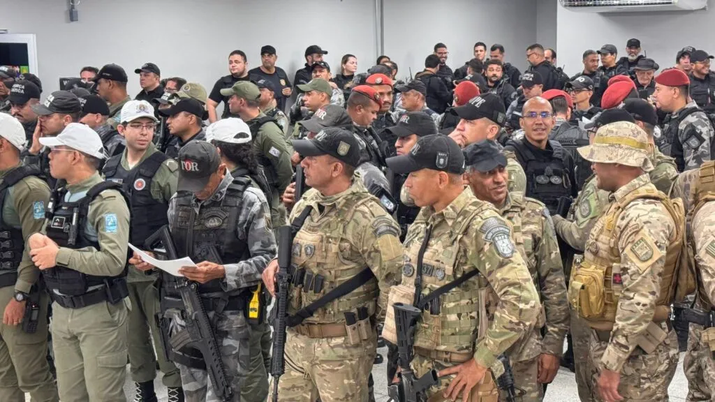 Agentes das Forças de Segurança envolvidos na Operação Desarme