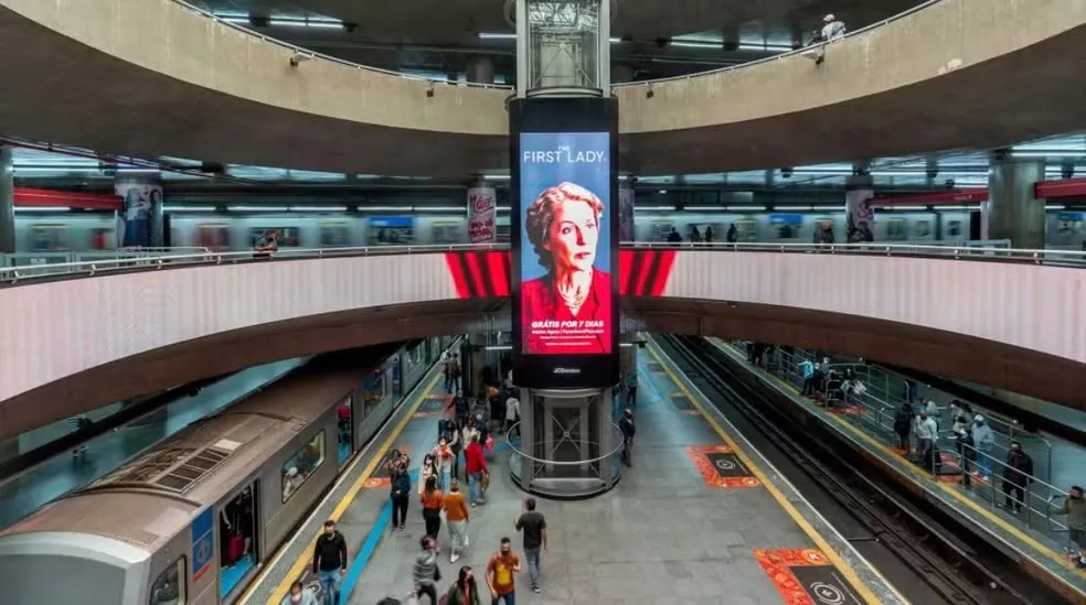 Na foto: o metrô de São Paulo