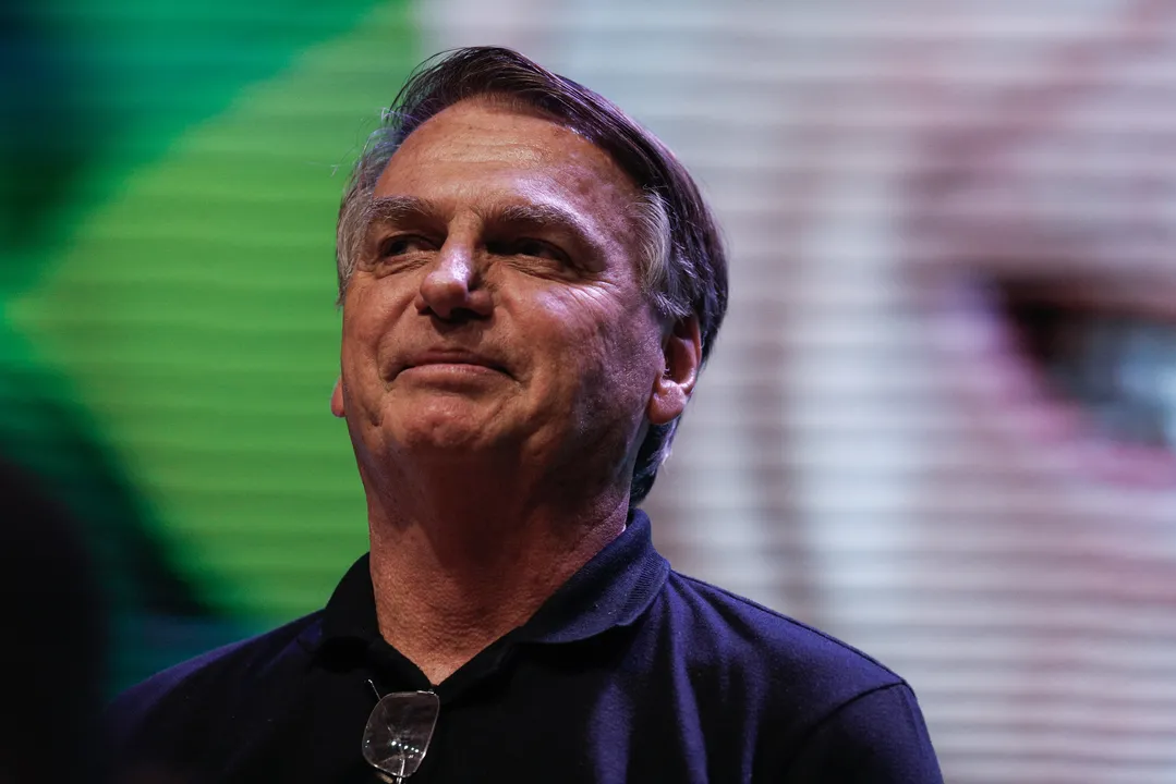 O ex-presidente Jair Bolsonaro está preso na Papudinha, em Brasília