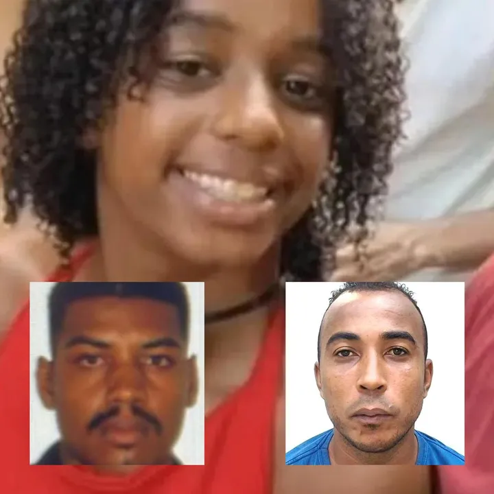 Na esquerda, o mandante do crime Davi e Jesus; Na direita, o primeiro dele Rodrigo Faria