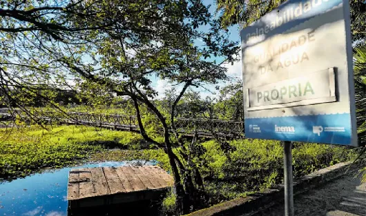 Imagem ilustrativa da imagem MPBA cobra atualização da limpeza da Lagoa Timeantube após denúncias