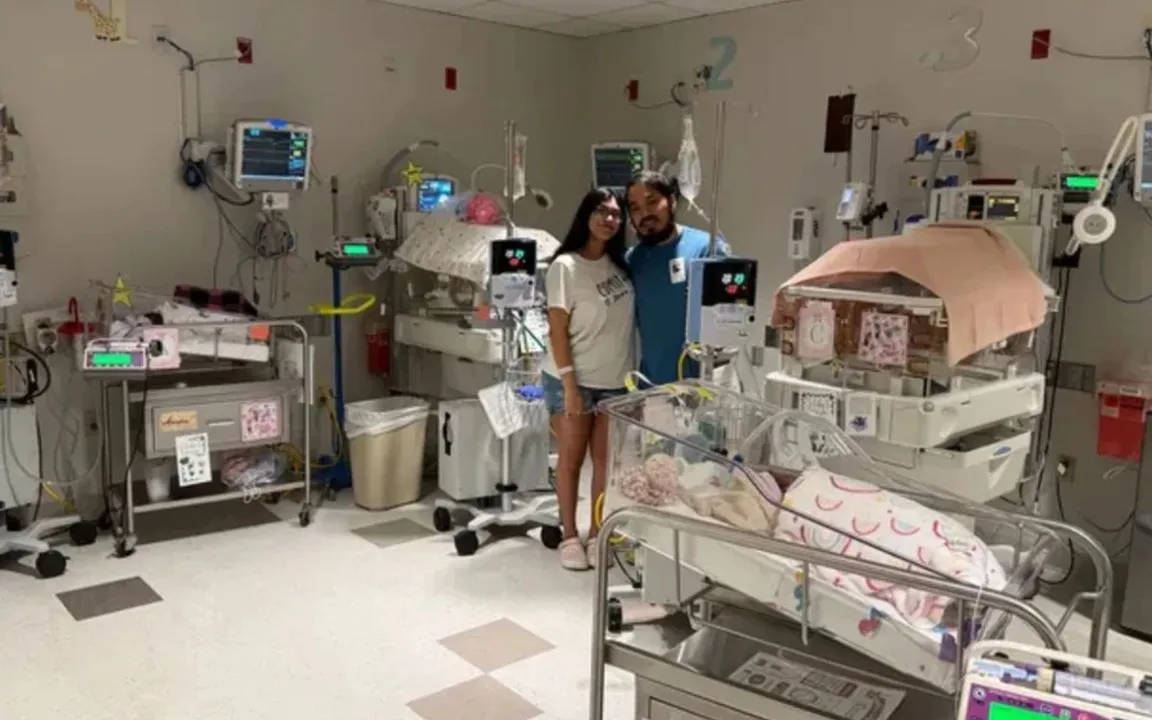 O casal está afzendo uma vaquinha para custear os gastos com as crianças